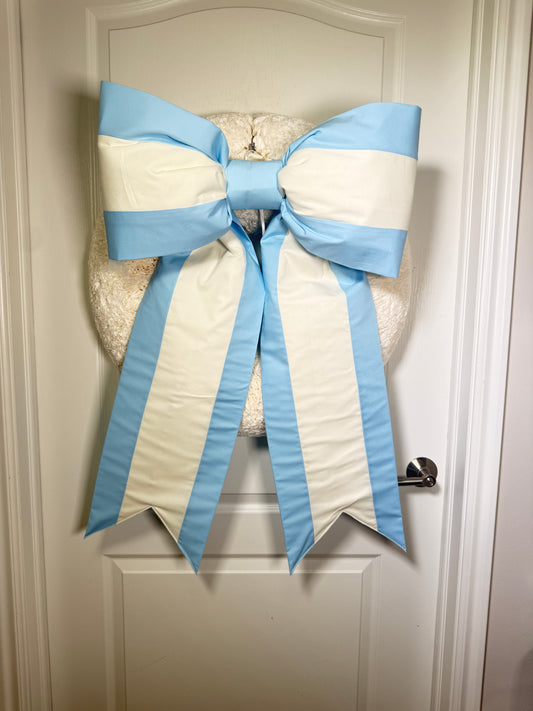 Argentina Flag Bow | Missionary Farewell Decor | Large Front Door Bow