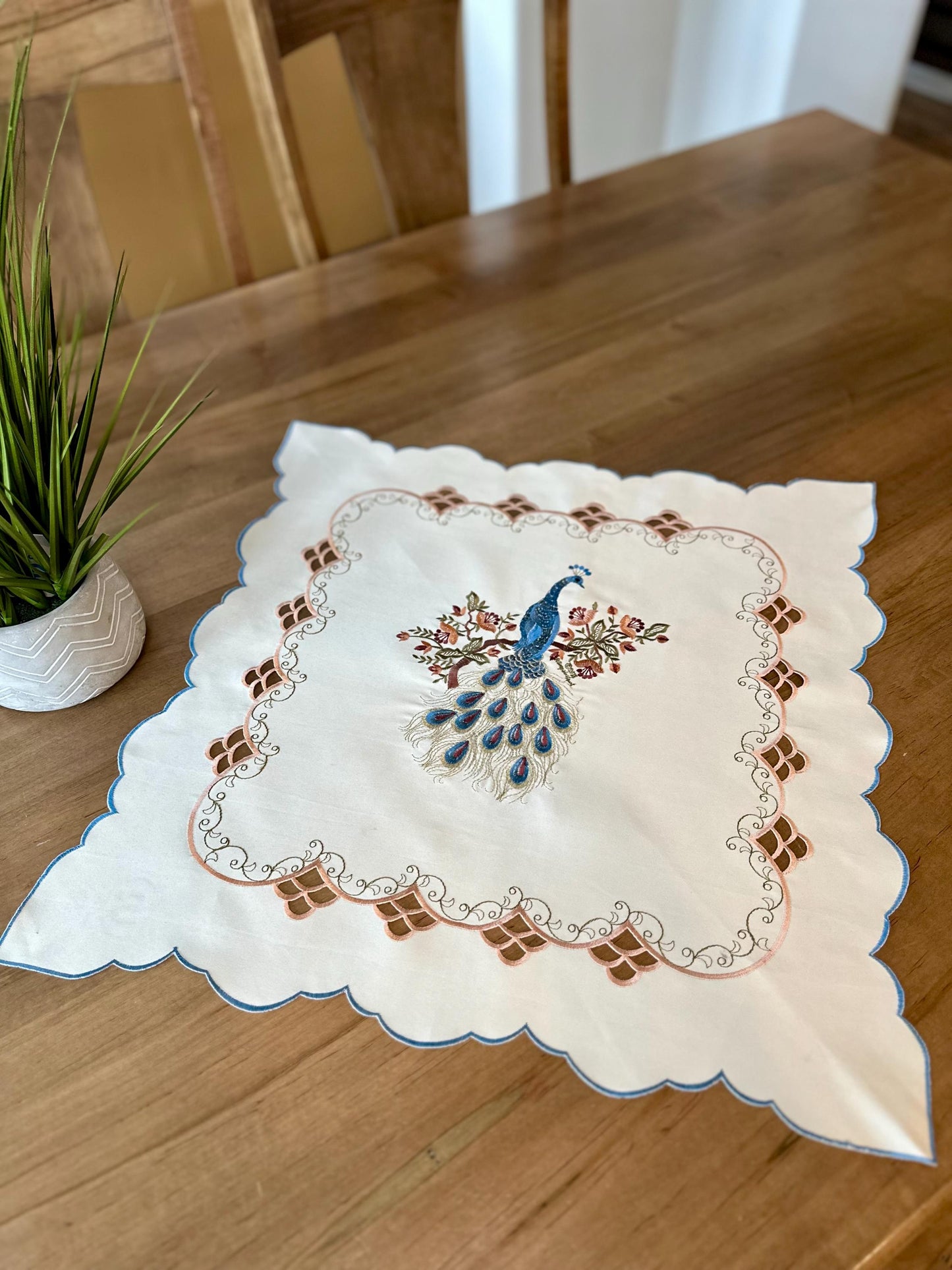 Peacock Table Linens