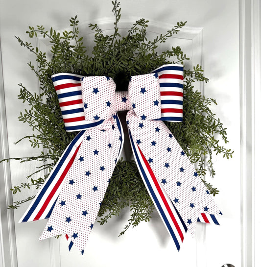 Stars & Stripes Double Bow