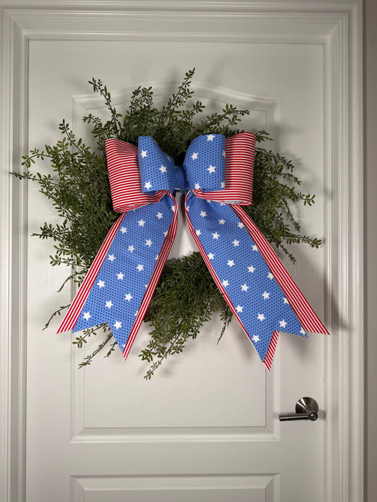 Mini Stars & Stripes Double Bow