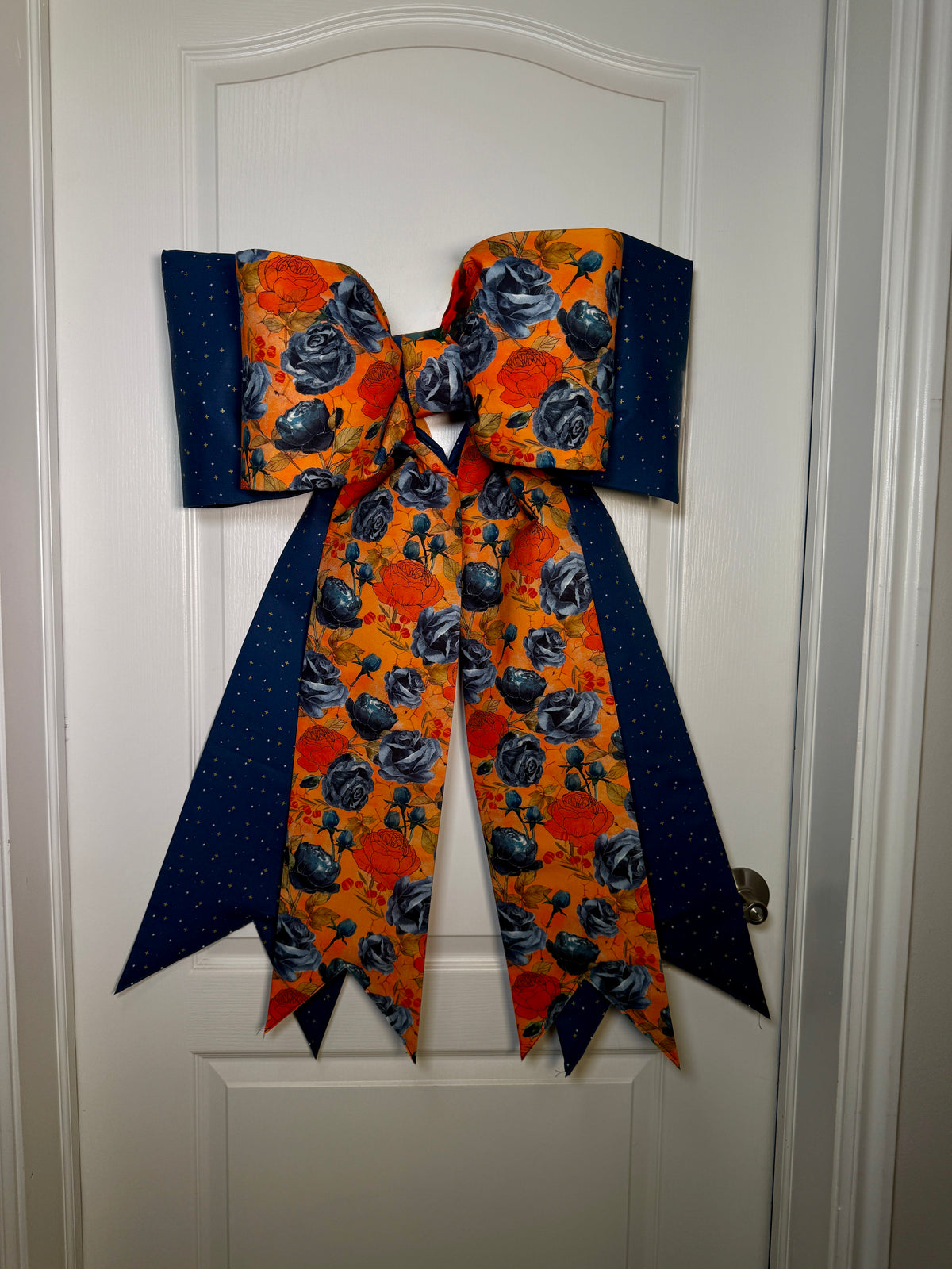 Midnight Rose Halloween Bow