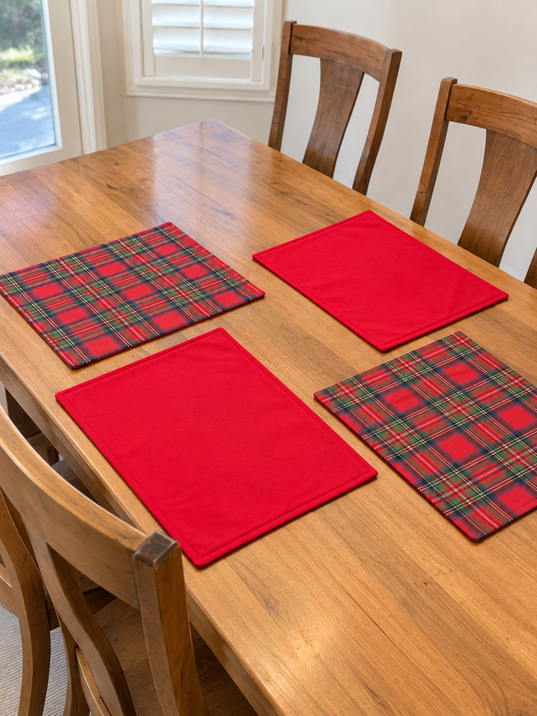 Classic Christmas Tartan Bow | Handmade Holiday Décor