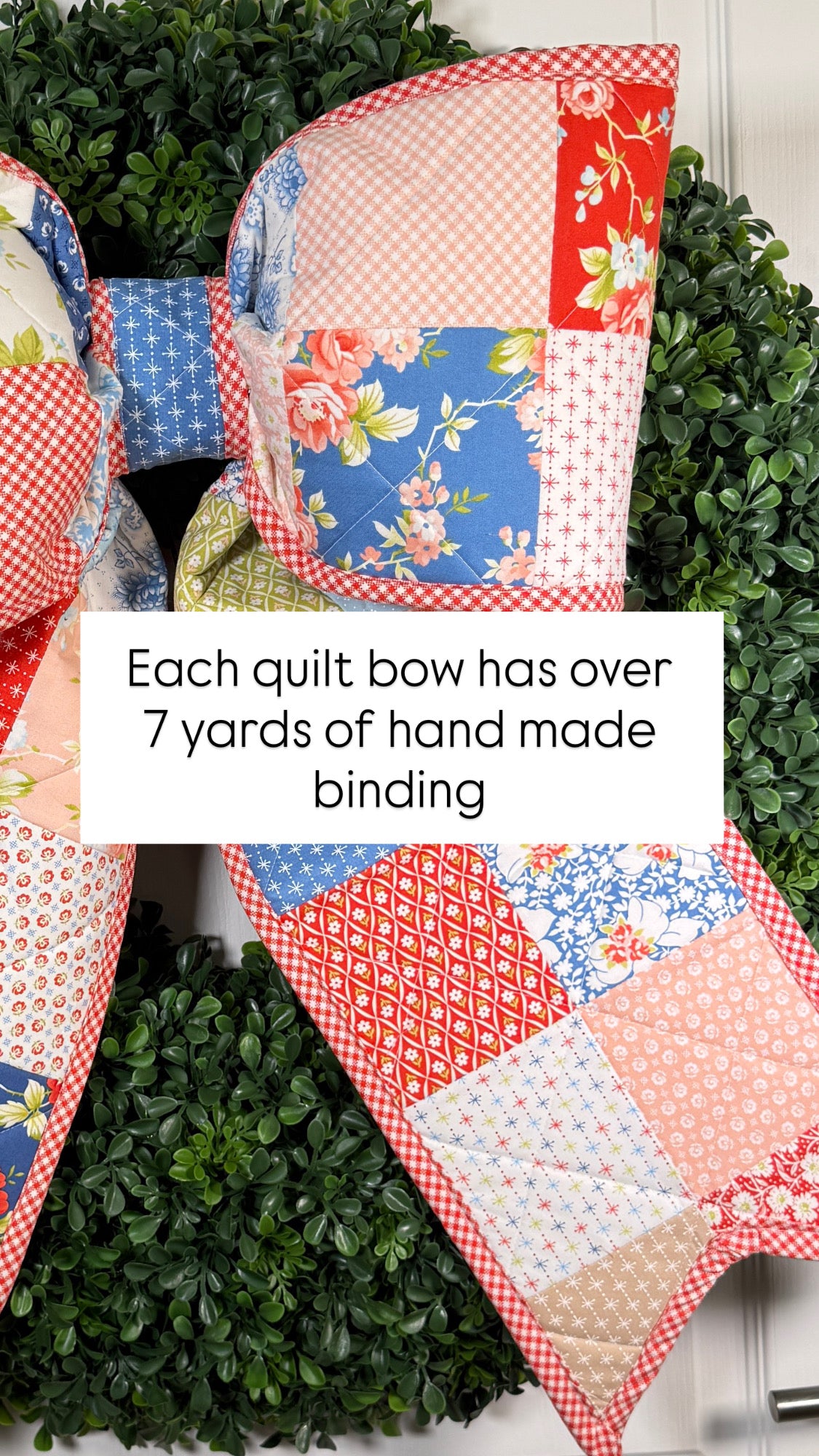 Rosie Fig Tree Quilted Bow