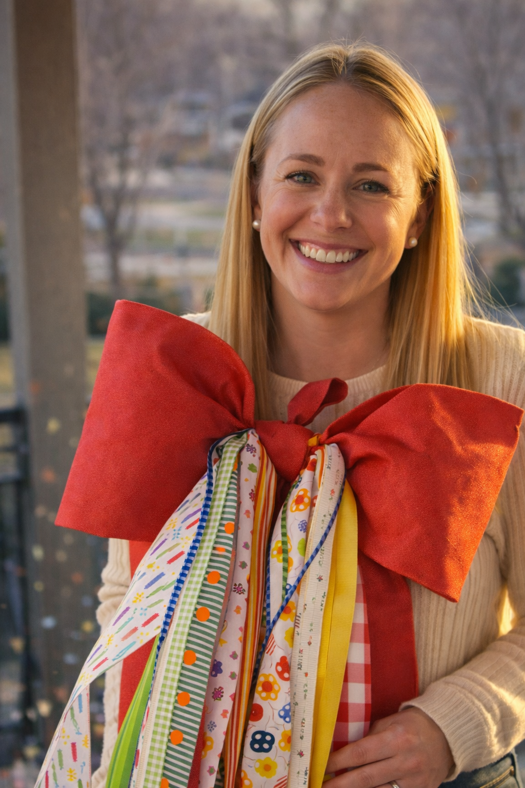 Birthday Streamer Bow