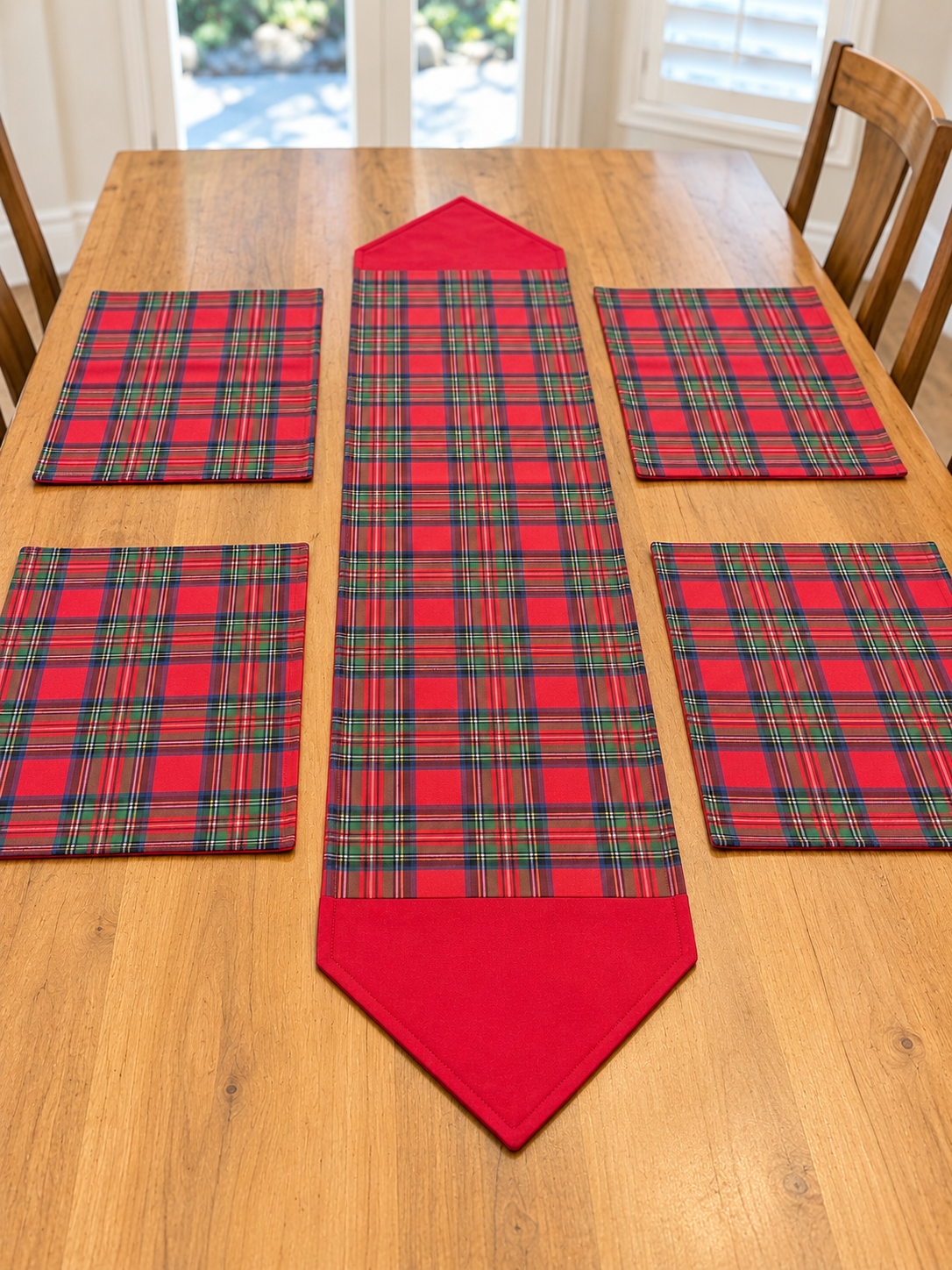 Classic Christmas Tartan Bow | Handmade Holiday Décor