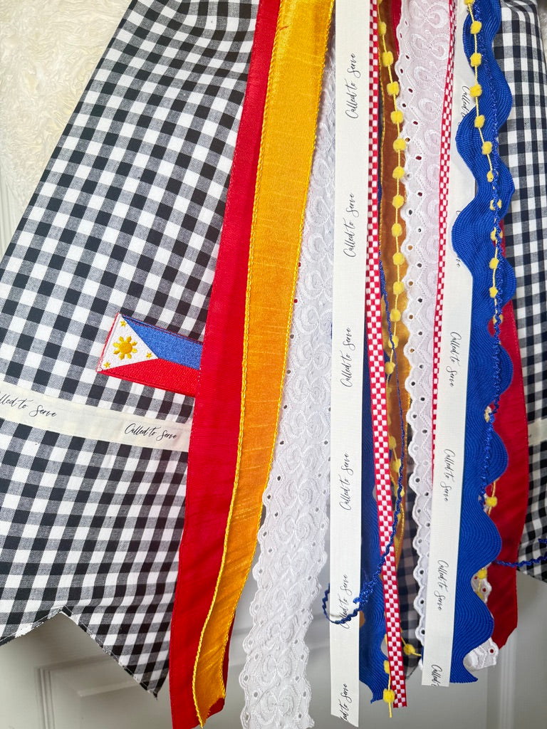 Custom Flag Bow | Missionary Farewell Decor | Large Front Door Bow