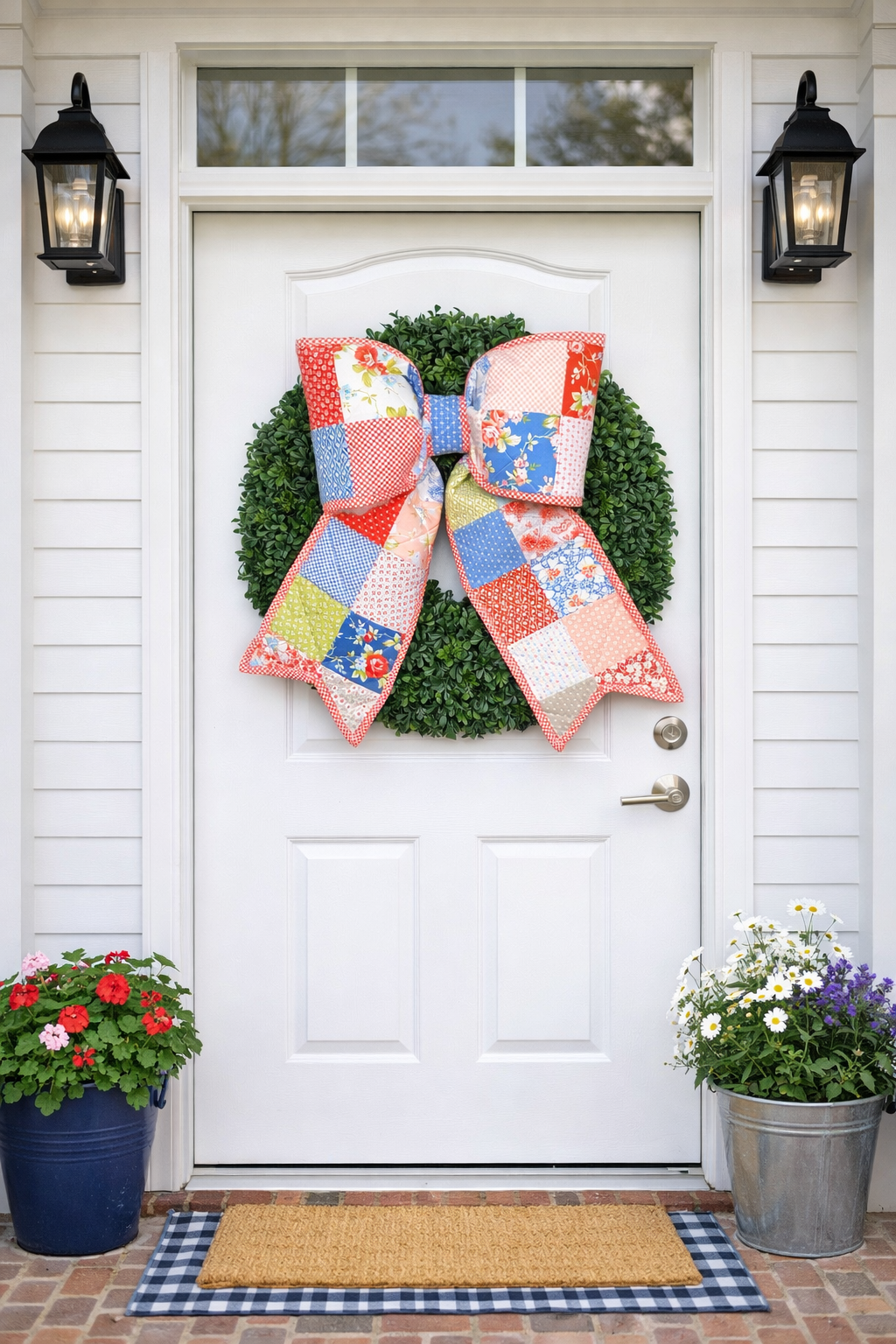 Rosie Fig Tree Quilted Bow