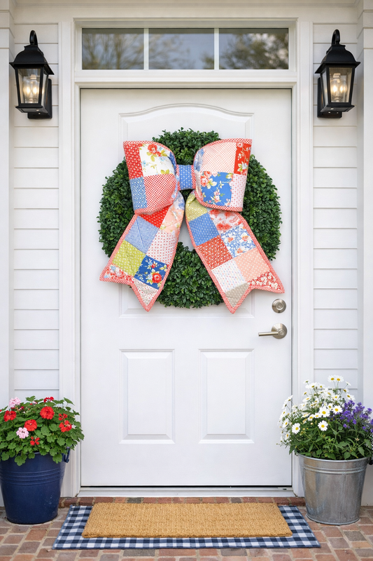 Rosie Fig Tree Quilted Bow
