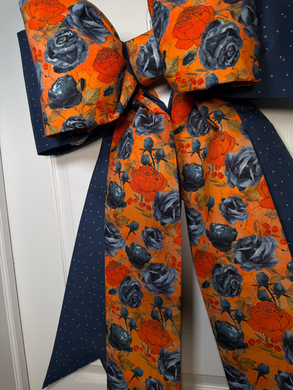 Midnight Rose Halloween Bow