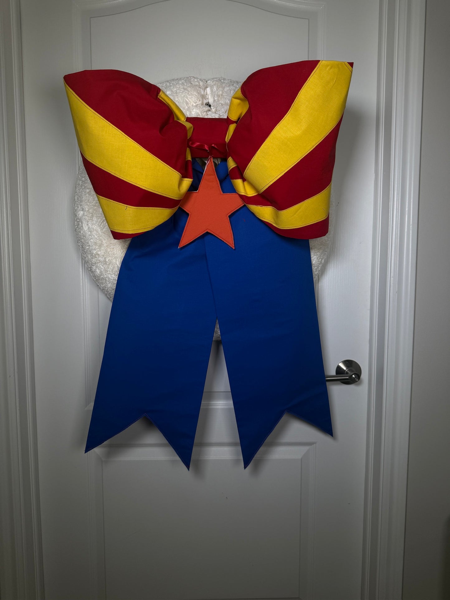 Arizona Flag Bow | Missionary Farewell Decor | Large Front Door Bow