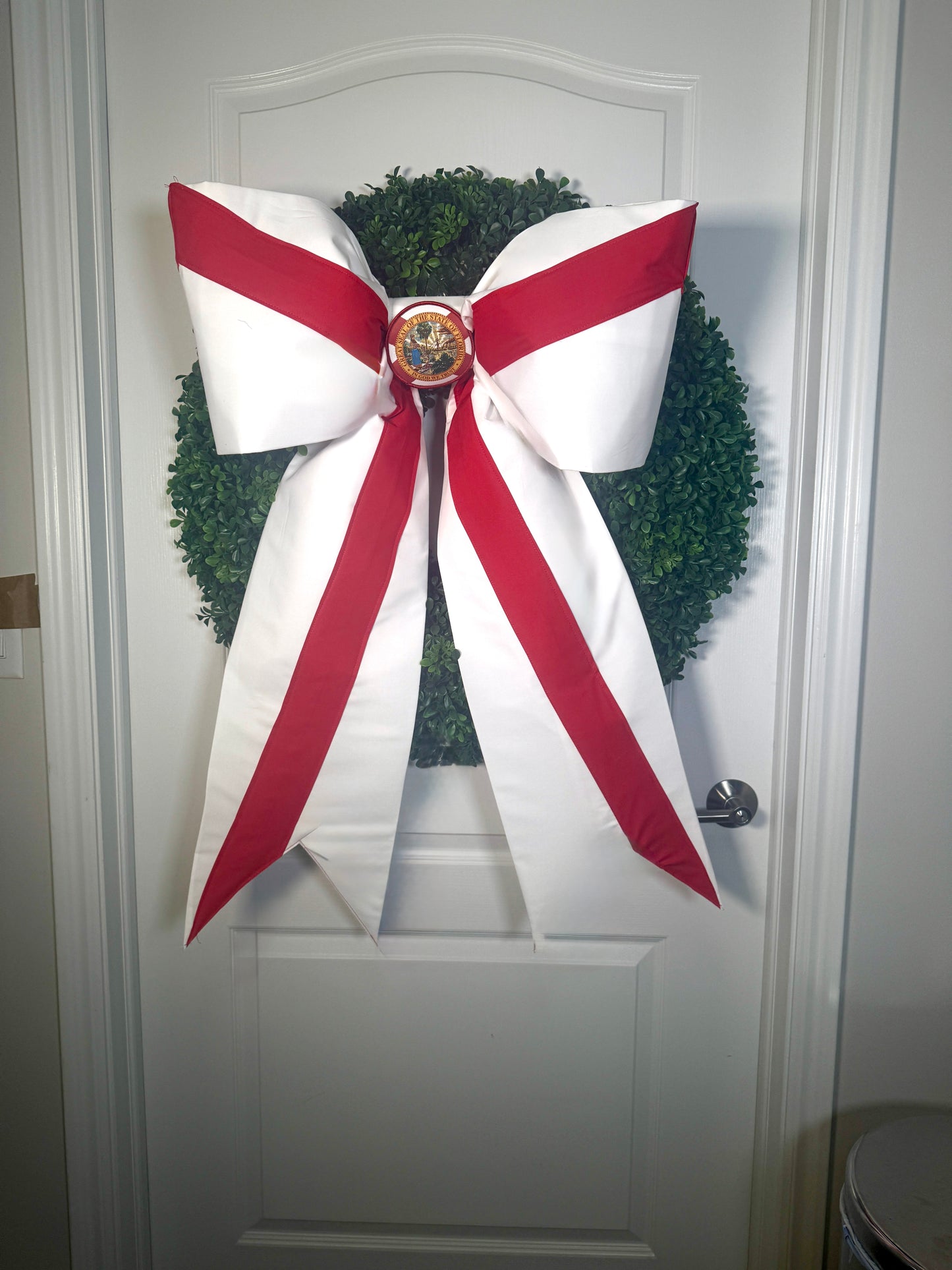 Flordia State Flag Bow | Missionary Farewell Decor | Large Front Door Bow