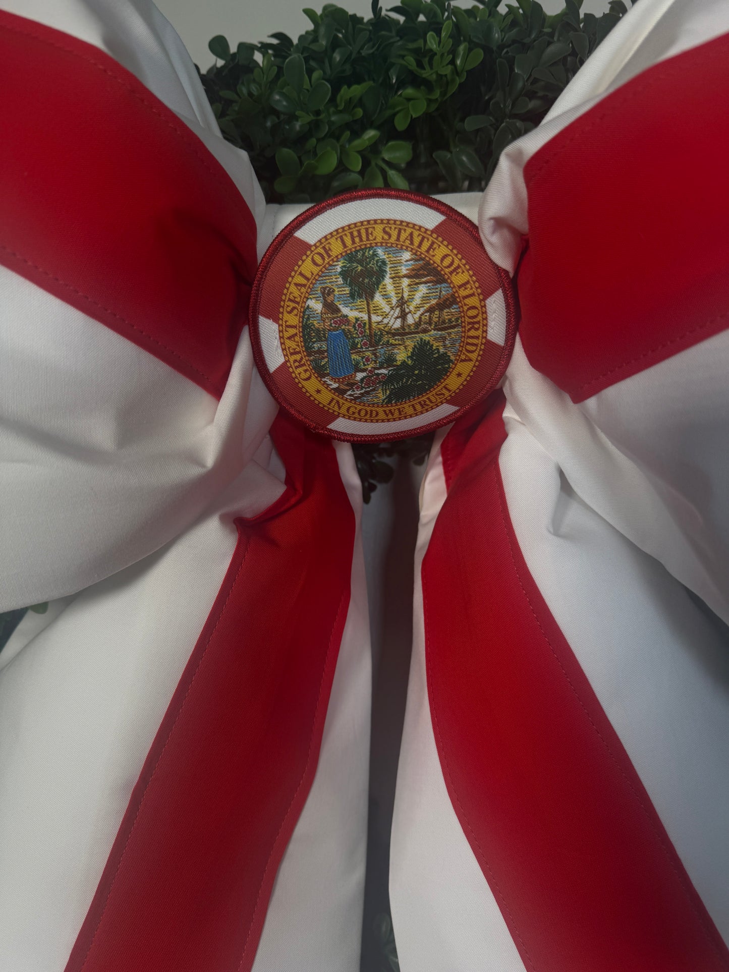 Flordia State Flag Bow | Missionary Farewell Decor | Large Front Door Bow