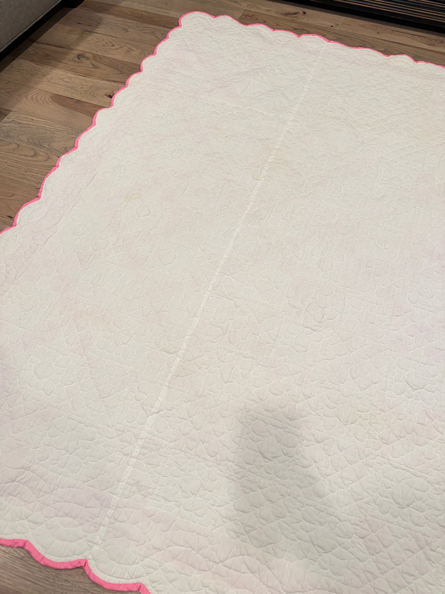 Pink Irish Chain Quilt