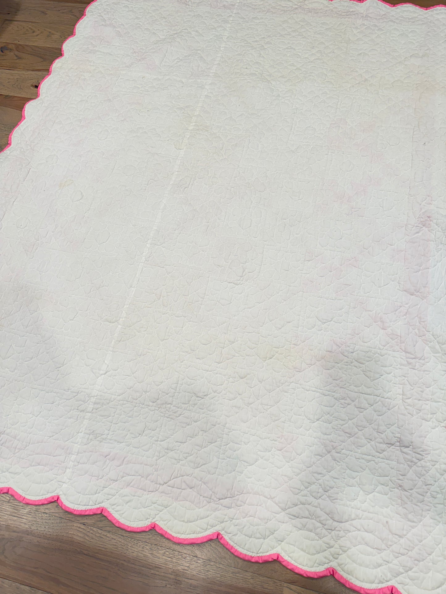 Pink Irish Chain Quilt