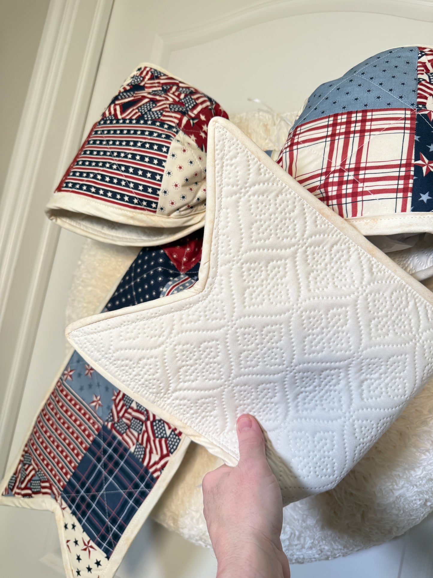 250 America Quilted Bow