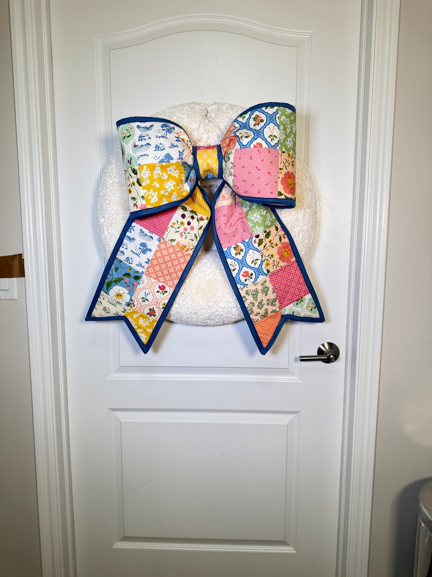 Virginia Rose Quilted Bow