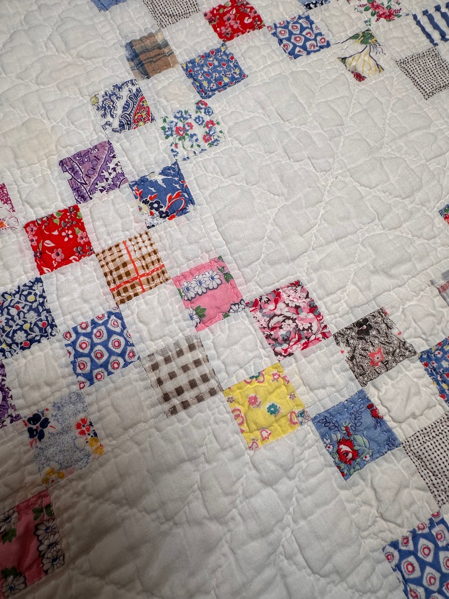 Antique Irish Double Chain Quilt