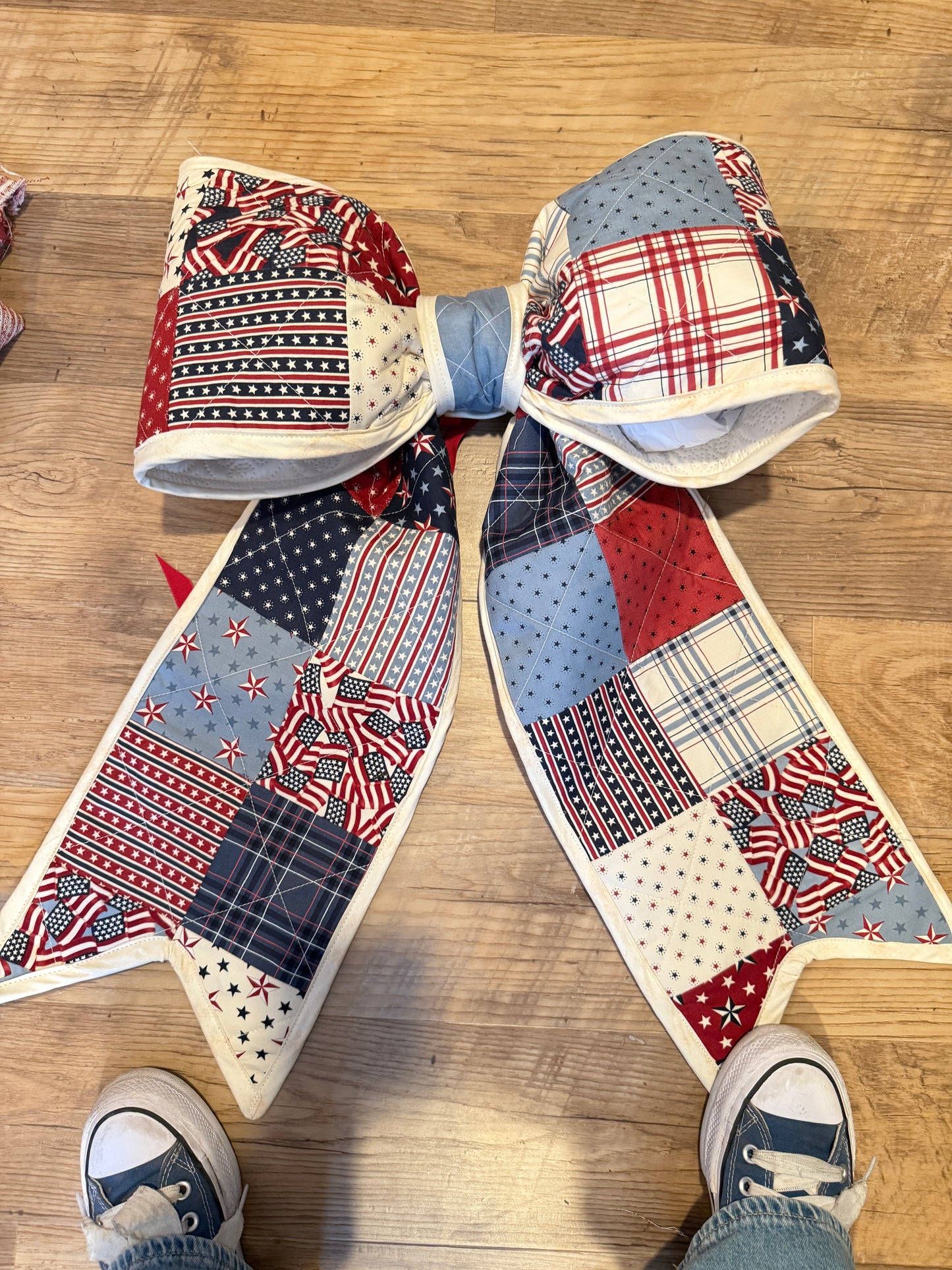 250 America Quilted Bow