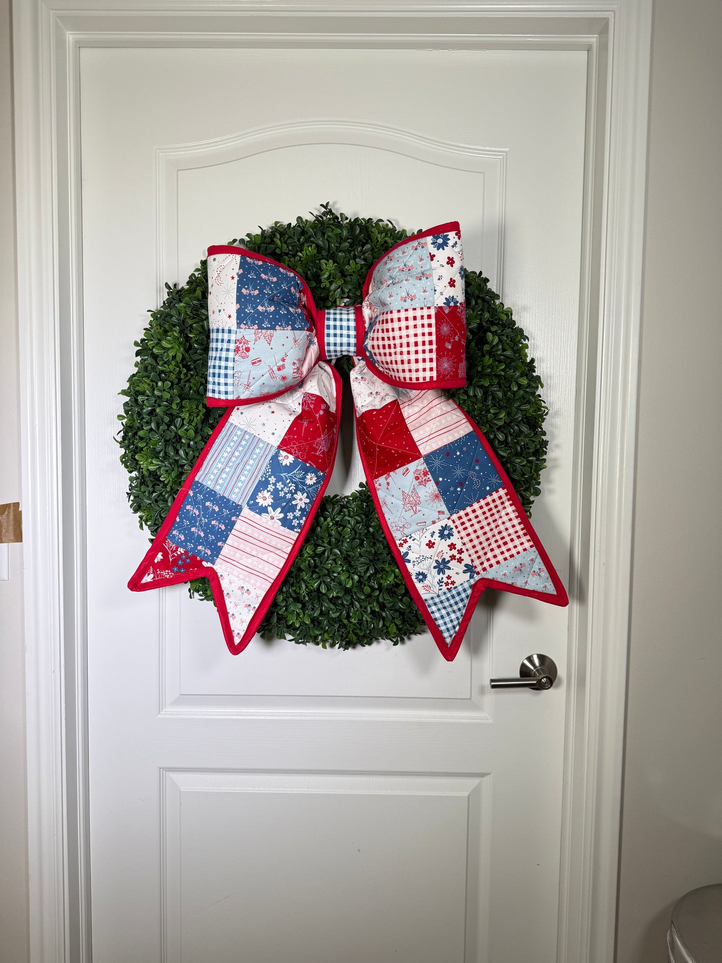 American Picnic Quilted Bow