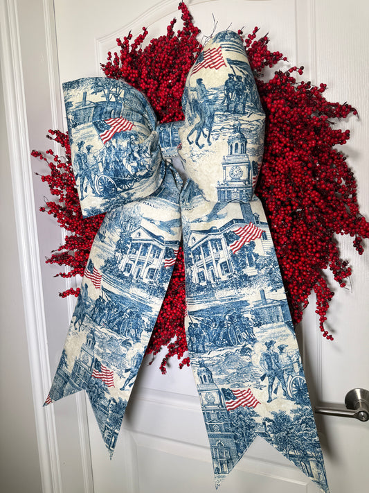 Ameriican Revolutionary Toile Bow
