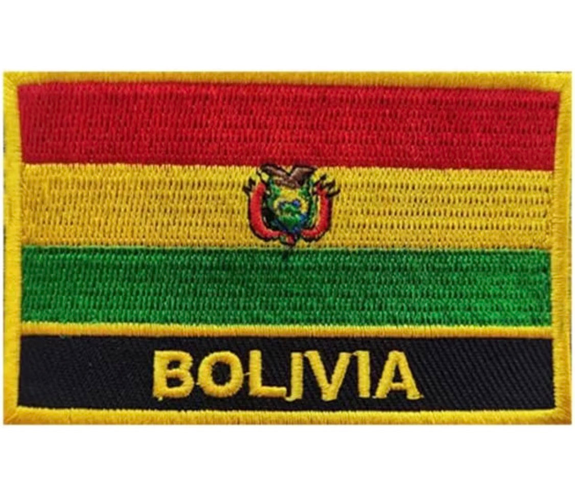 Bolivia Flag Bow | Missionary Farewell Decor | Large Front Door Bow
