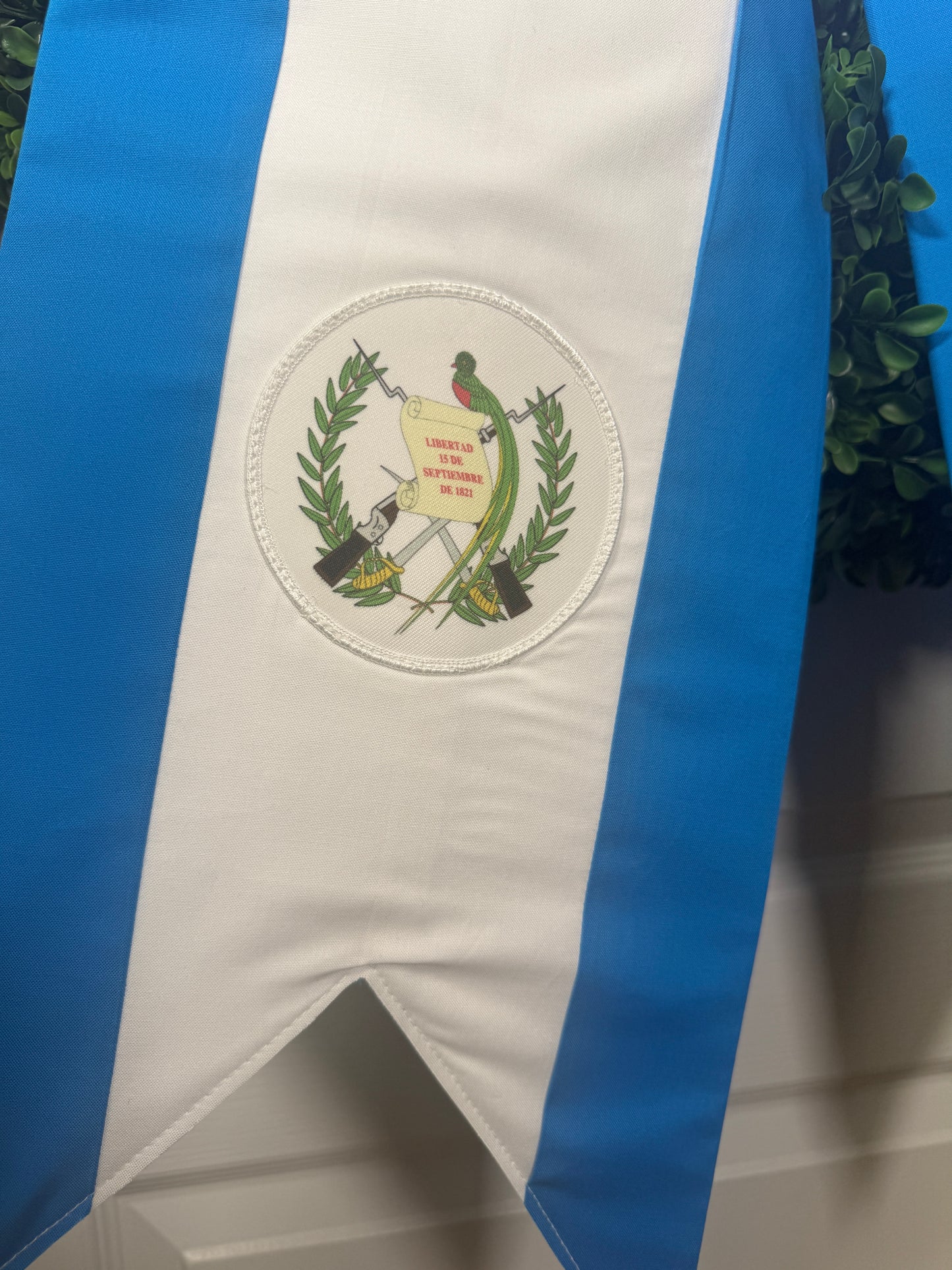 Guatemala Flag Bow | Missionary Farewell Decor | Large Front Door Bow