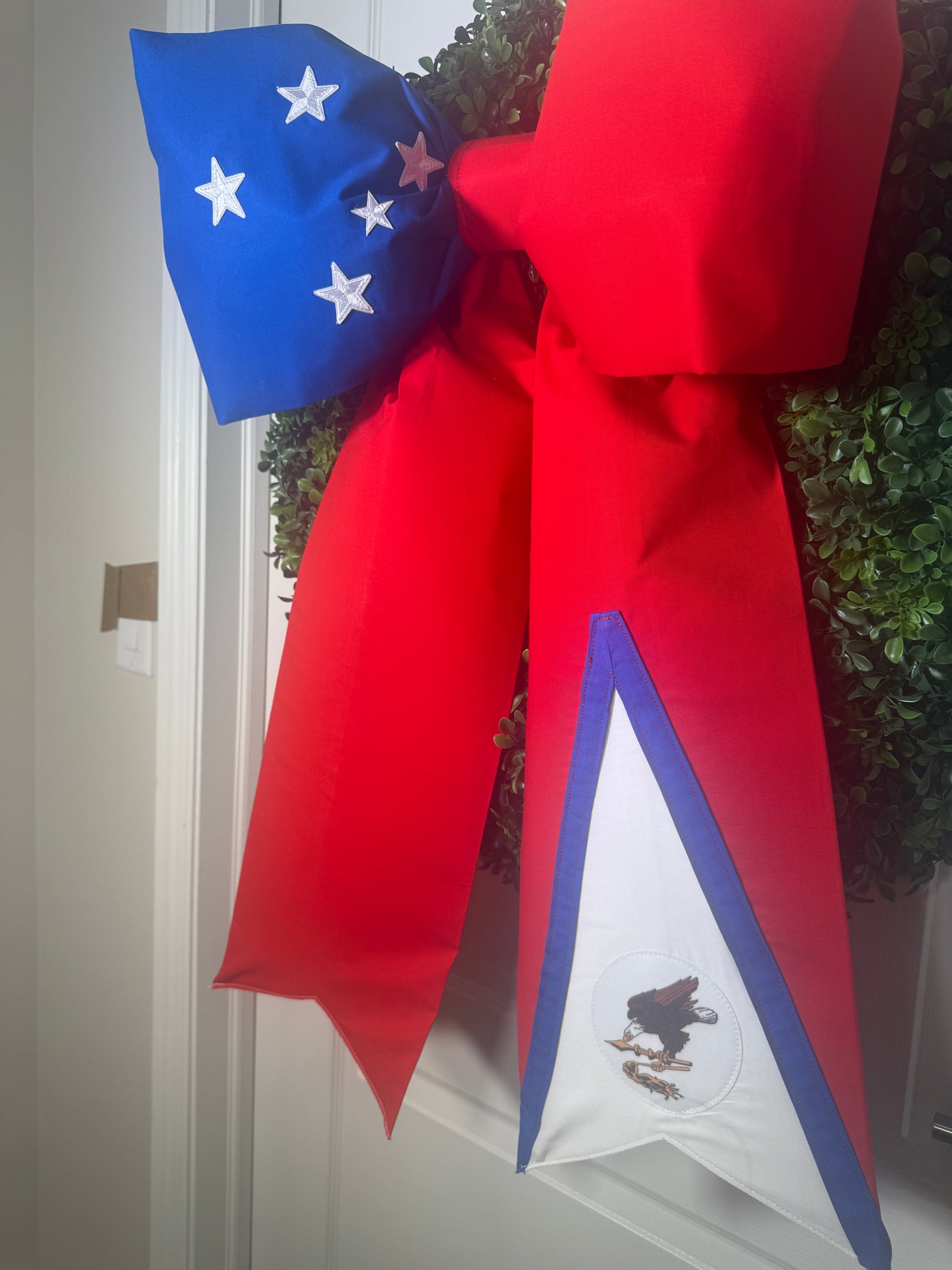 Samoa and American Samoa  Flag Bow | Missionary Farewell Decor | Large Front Door Bow
