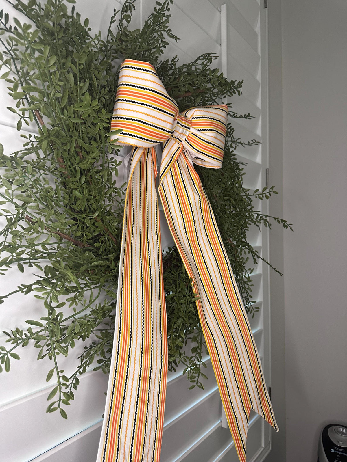 Autumn Stripe Bow Collection| Fall & Halloween Door Décor