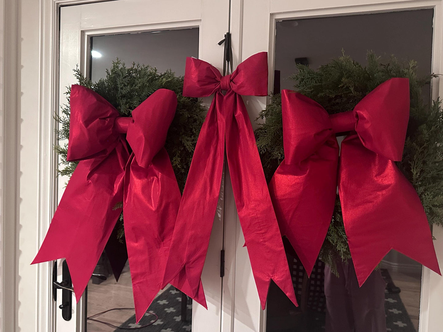 Red Shimmer Bow