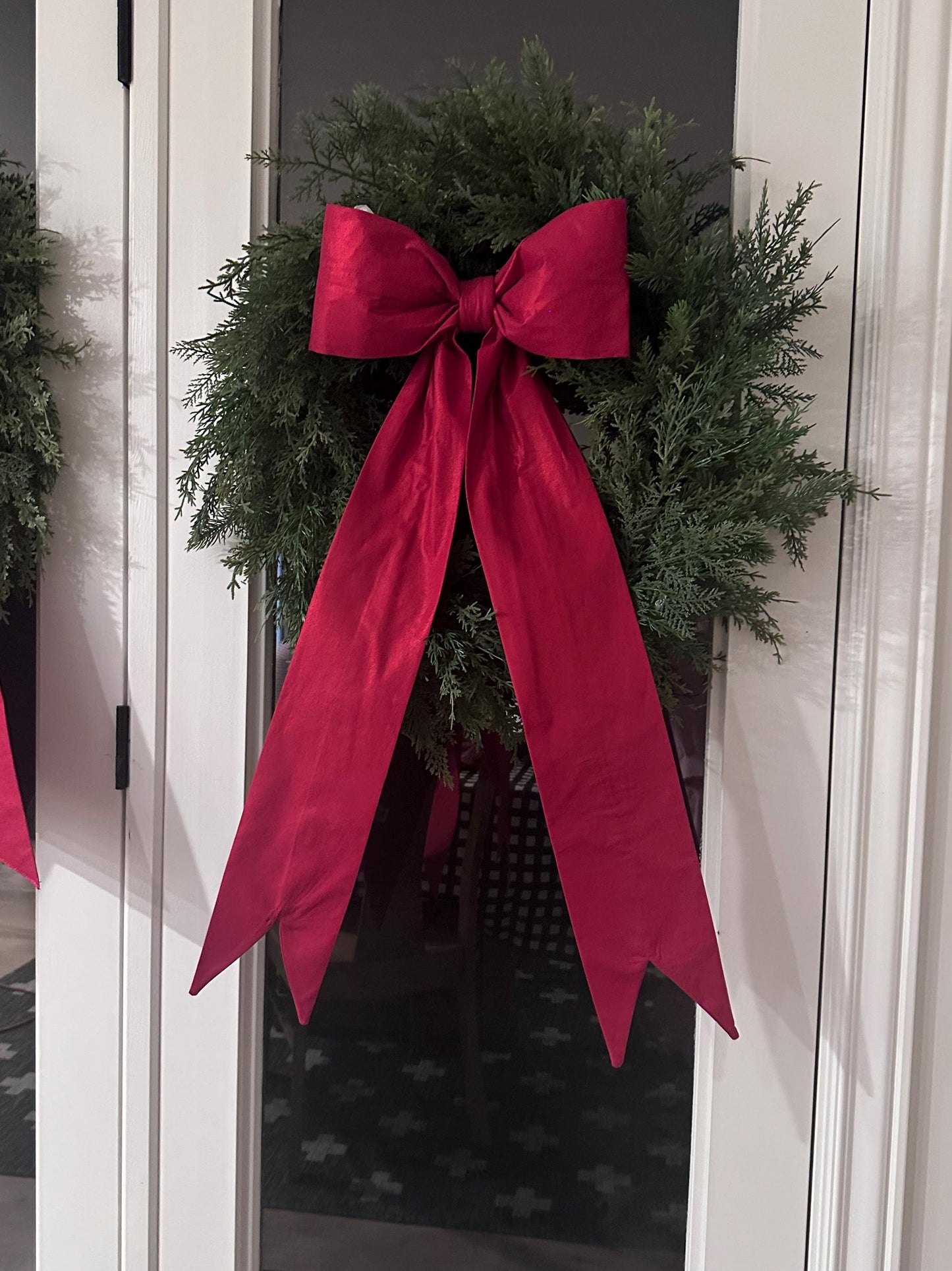 Red Shimmer Bow