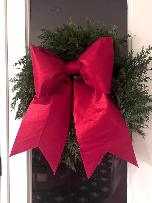 Red Shimmer Bow