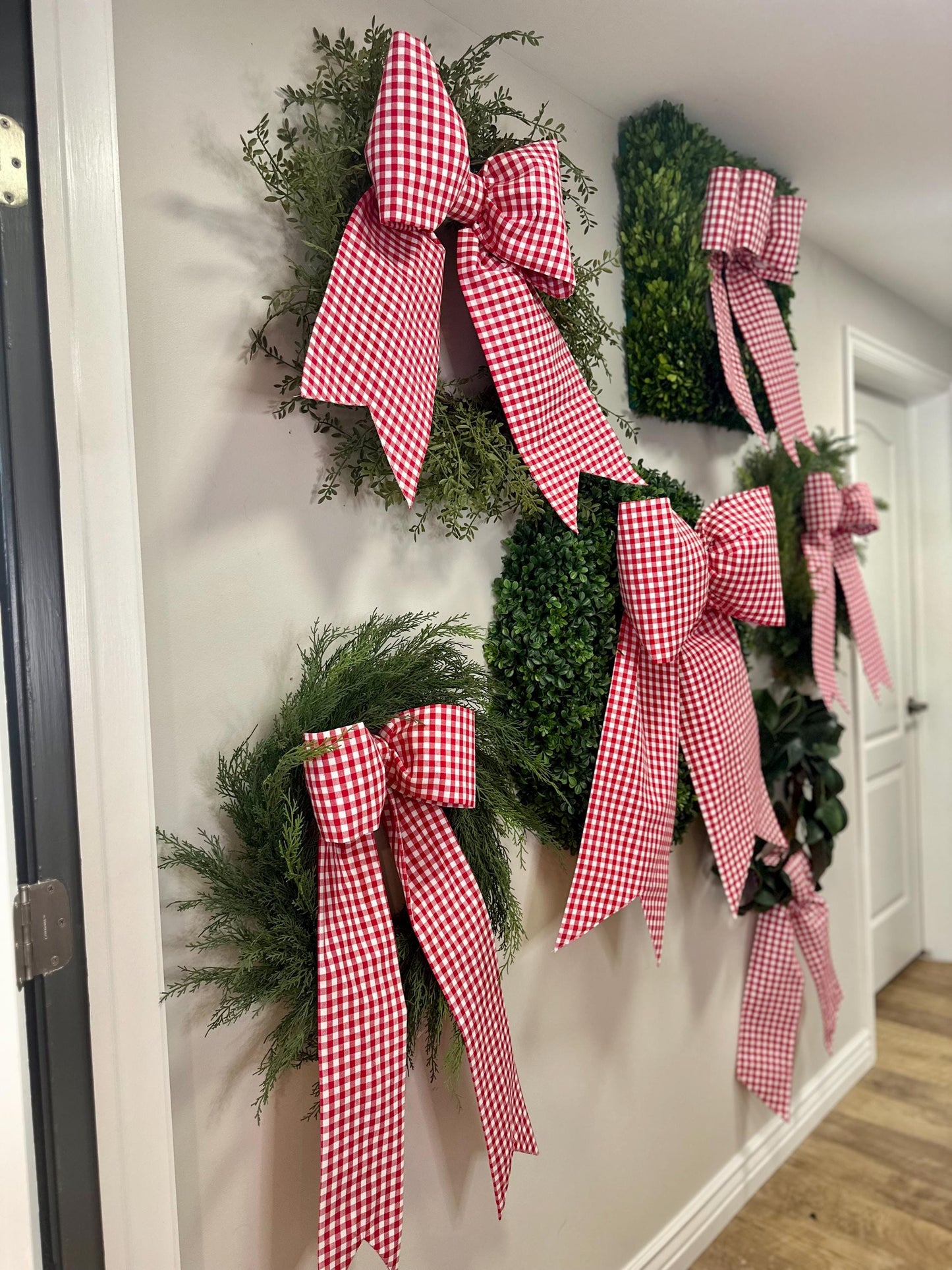 Red Gingham Bow