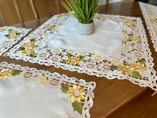 Sunflower Table Runner