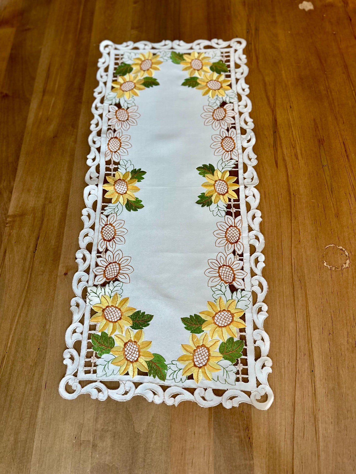 Sunflower Table Runner
