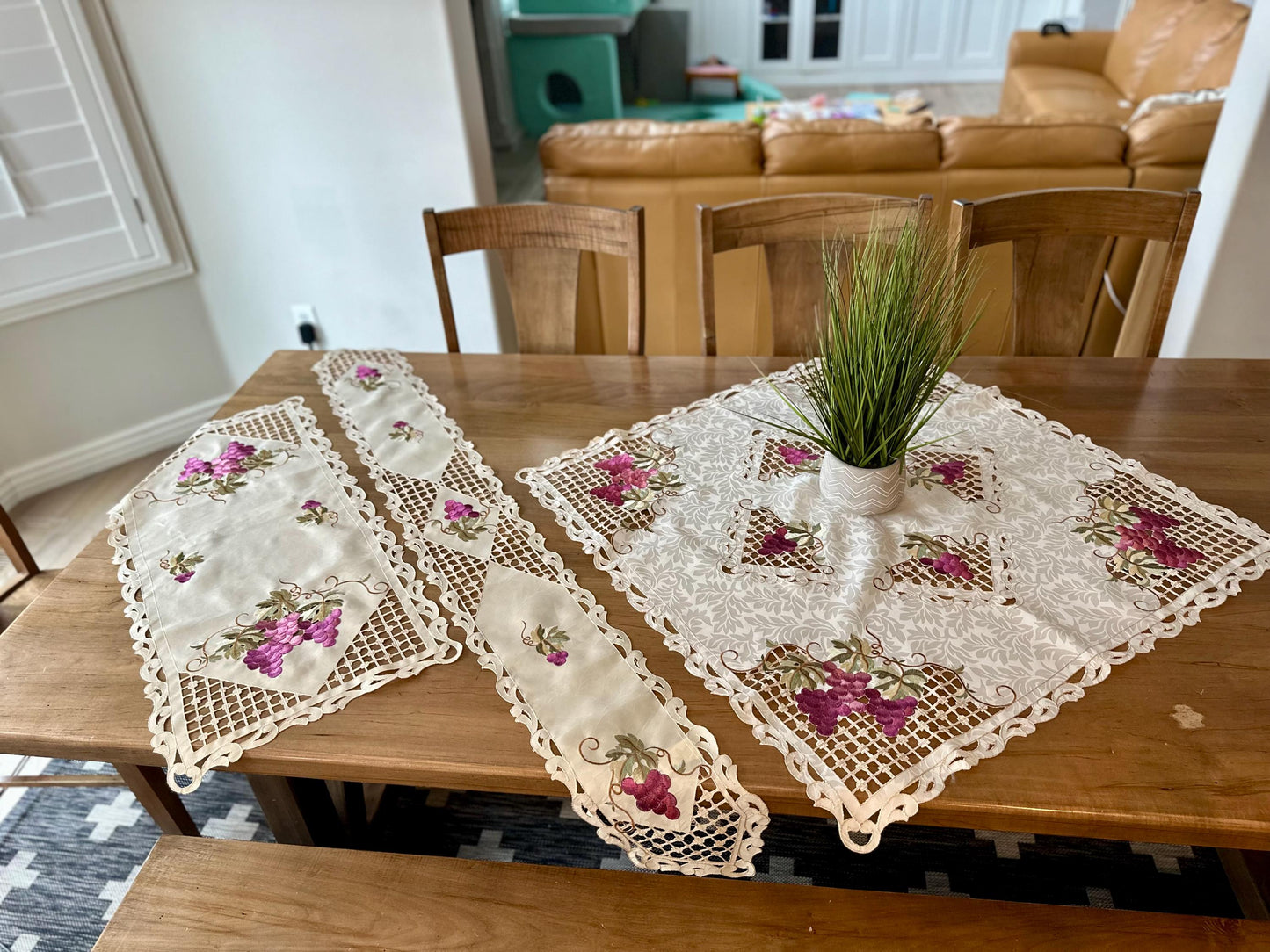 Grape Vine Table Runner