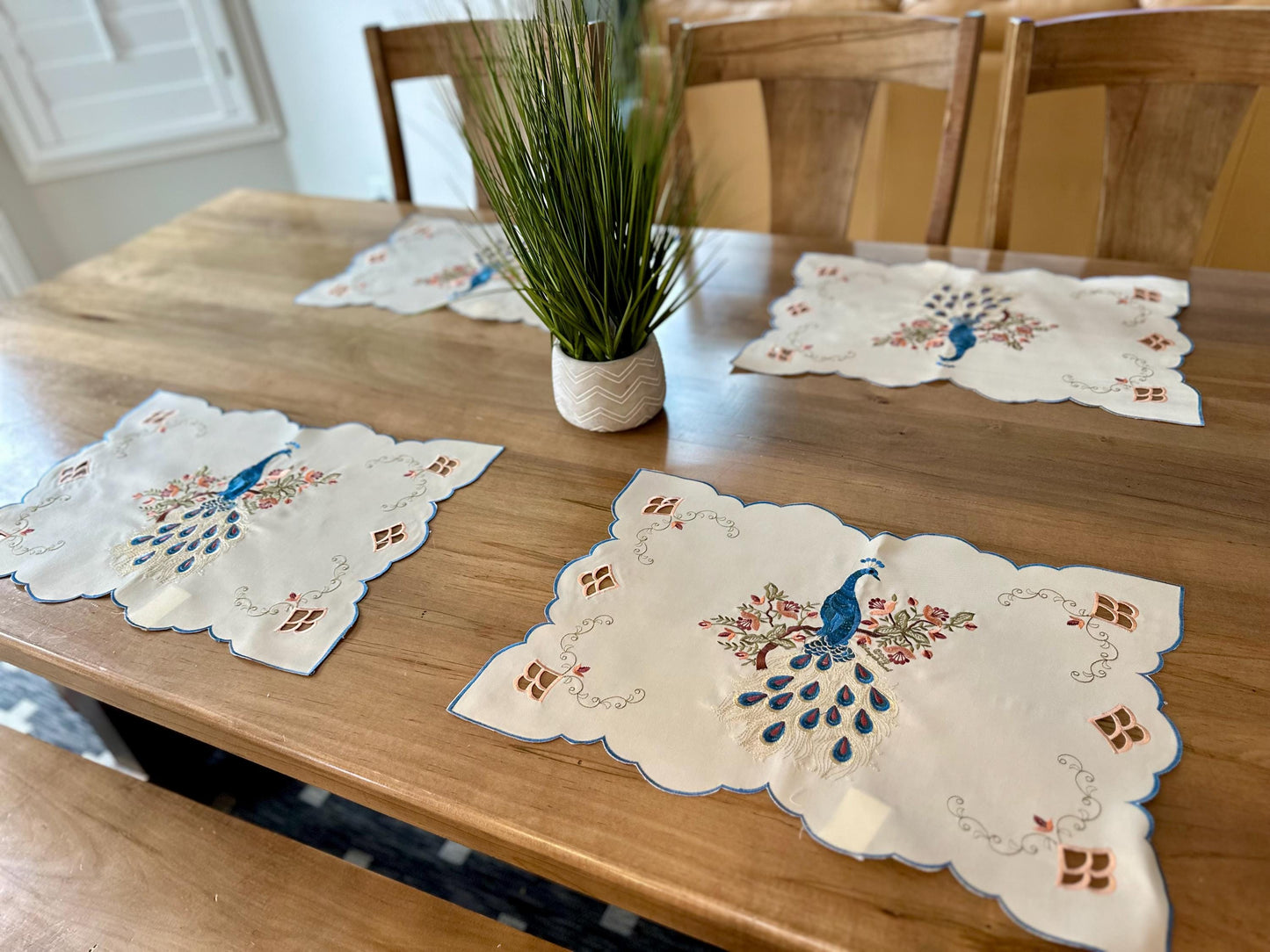 Peacock Table Linens