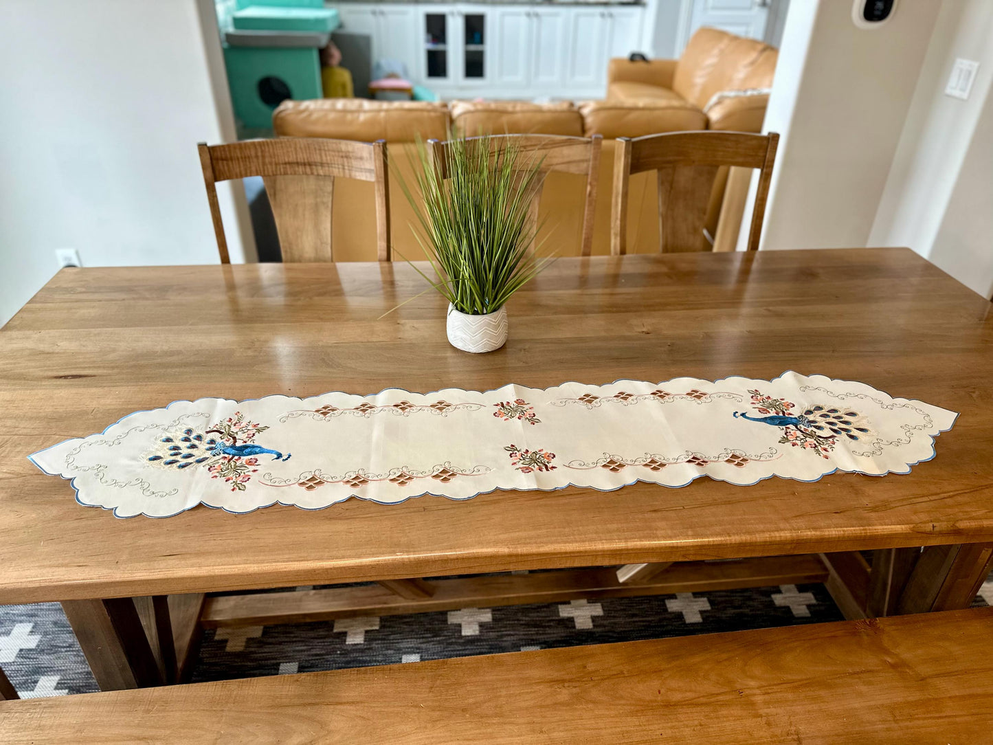 Peacock Table Linens