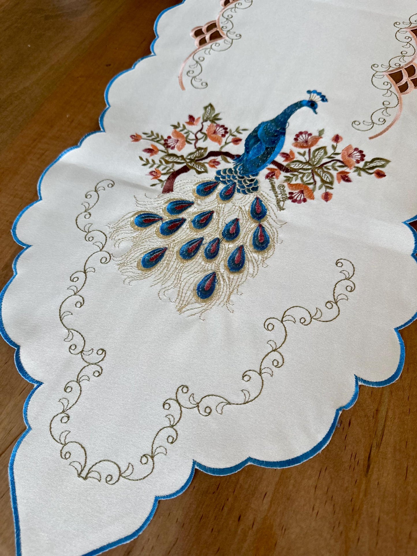 Peacock Table Linens