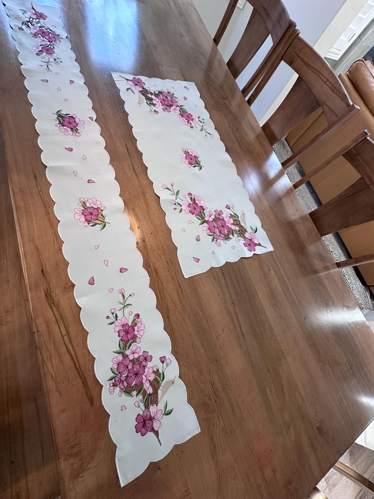 Cherry Blossom Table Runner