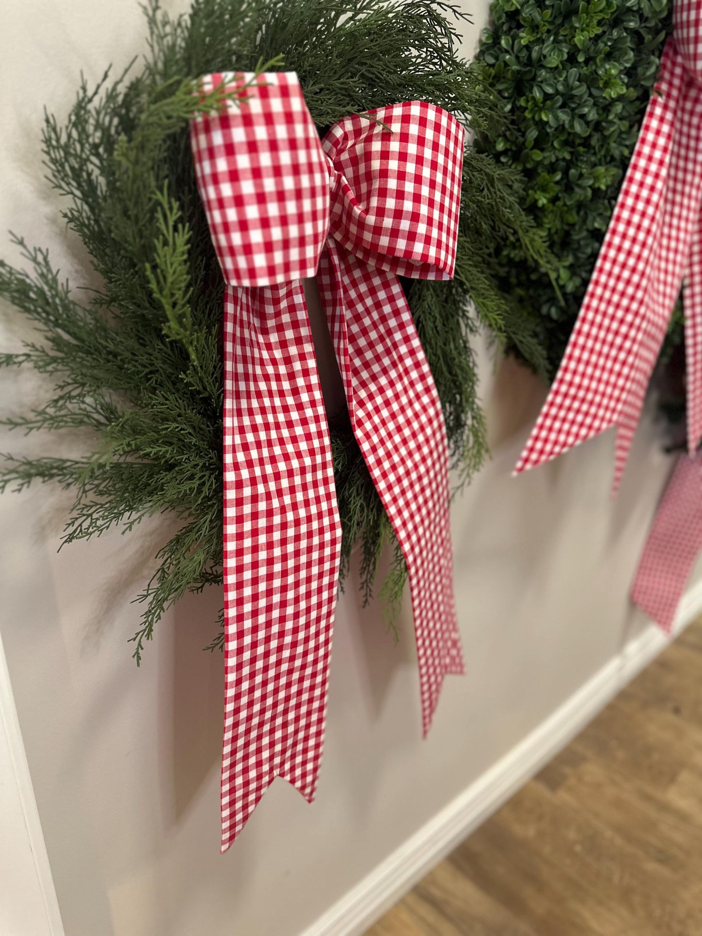 Red Gingham Bow