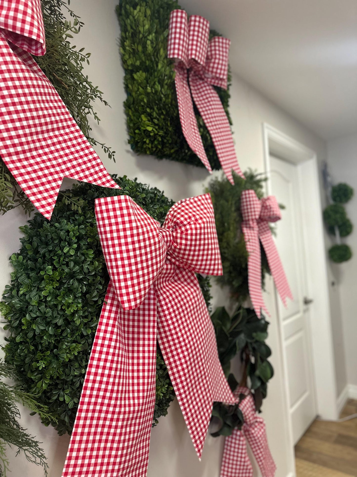 Red Gingham Bow