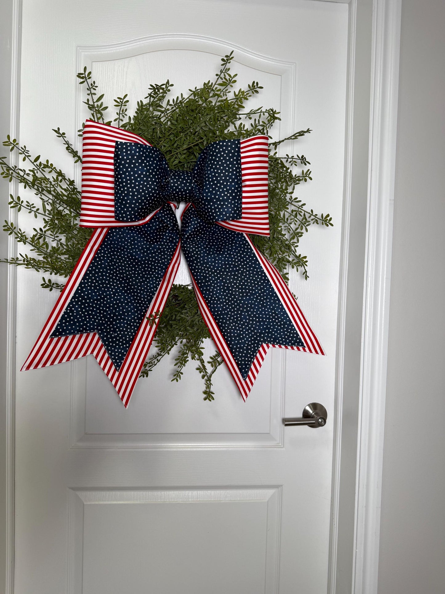Skinny Stars & Stripes Double Bow